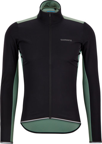 Shimano Evolve Wind Insulated Jersey - army green/M