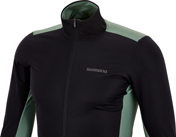Shimano Evolve Wind Insulated Trikot - army green/M