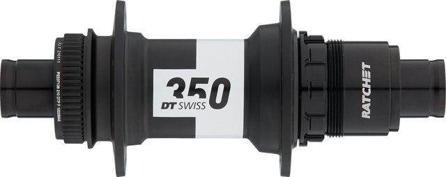 DT Swiss Moyeu Arrière 350 Classic MTB Disc Center Lock - noir/12 x 142 mm / 28 trous/ SRAM XD