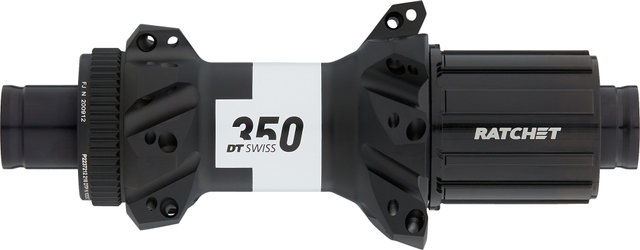 DT Swiss 350 Straightpull MTB Disc Center Lock HR-Nabe - schwarz/12 x 142 mm / 28 Loch / Shimano