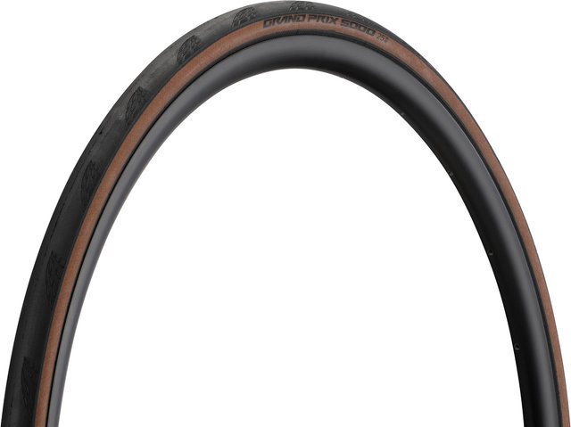 Continental Grand Prix 5000 28" Folding Tyre - black-transparent/25-622 (700x25c)