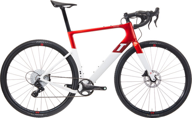 3T Vélo de Gravel en Carbone Exploro Race Ekar 1X - red-white/M