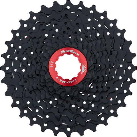 SunRace Cassette CSRX1 de 11 velocidades - black chrome/11-32