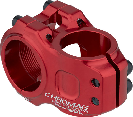 Chromag Ranger V2 Stem 31.8 - red/31 mm 0°