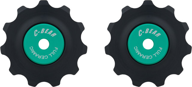 Delrin Shimano/SRAM 10-/11-speed Full Ceramic Derailleur Pulleys - black/universal