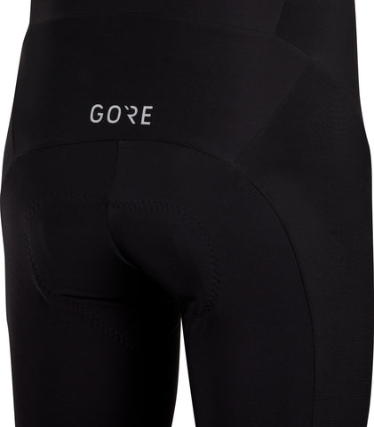 GORE Wear Culotes con tirantes C3 Thermo Bib Tights+ - black-neon yellow/M