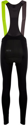 GORE Wear Culotes con tirantes C5 Thermo Bib Tights+ - black-neon yellow/M