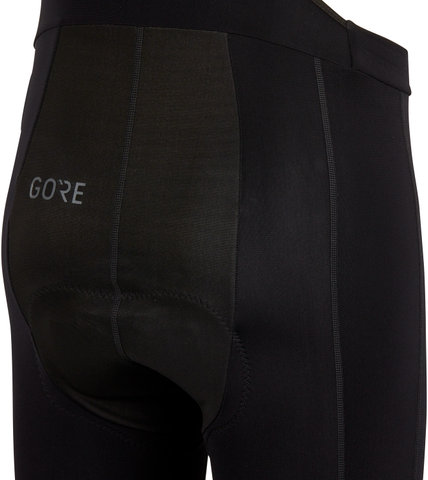 GORE Wear Culotes con tirantes C5 Thermo Bib Tights+ - black-neon yellow/M