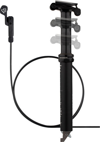 Turbine R Dropper 100 mm Seatpost - black/30.9 mm / 308.6 mm / SB 0 mm / 1x remote