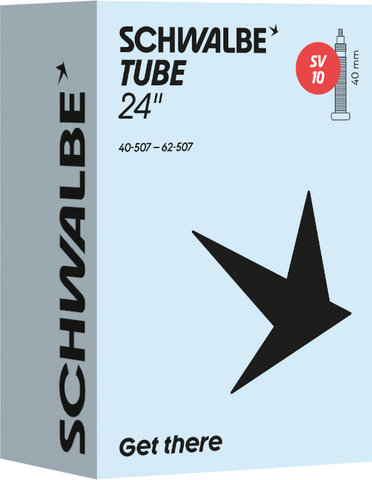 Schwalbe Chambre à air 10 pour 24" - universal | 40-507 à 62-507 | Valve Presta (SV) | 40 mm