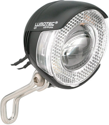 Luz delantera LED Lumotec Lyt B N Plus con aprobación StVZO - negro/universal