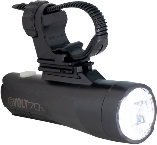 Luz delantera LED con permiso StVZO GVolt 70,1 - negro/70 Lux