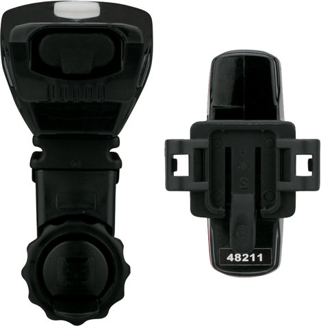 Set d'Éclairage HL-EL360G RC GVOLT25 + TL-LD620G RapidMicroG (StVZO) - noir/universal