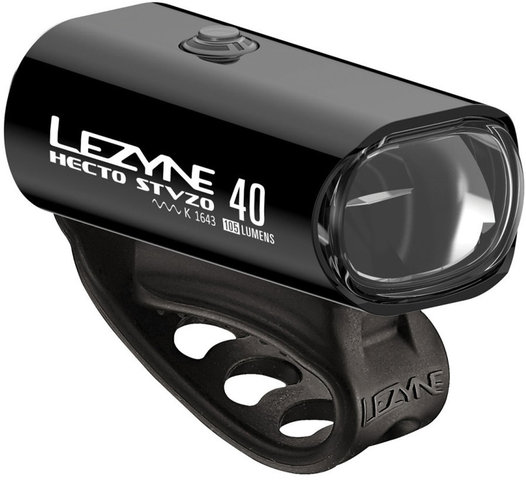 Lezyne Set de Lampes à LED Hecto Drive 40 + KTV Drive (StVZO) - noir/universal