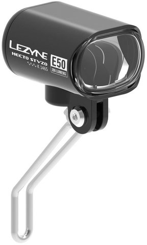 Lezyne Hecto Drive E50 LED Front Light for E-Bikes - StVZO Approved - black/universal