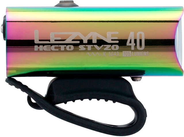 Lezyne Luz delantera Hecto Drive 40 LED con aprobación StVZO - neo metallic/40 Lux