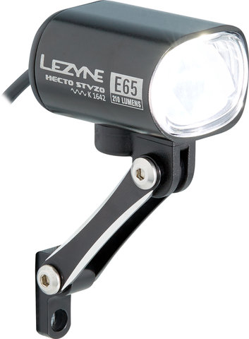 Lezyne Luz delantera Hecto E65 LED E-Bike con aprobación StVZO - negro/65 Lux