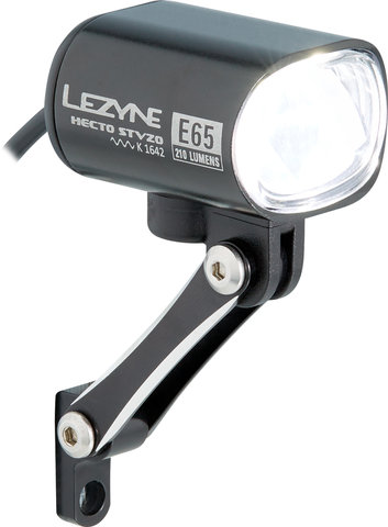 Lezyne Hecto E65 LED E-Bike Frontlicht mit StVZO-Zulassung - schwarz/65 Lux