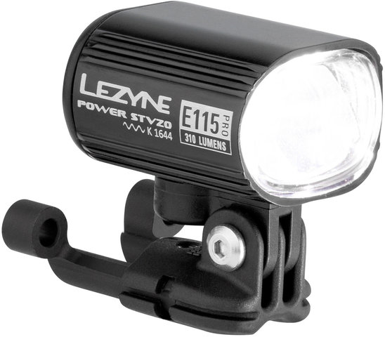 Lezyne Luz delantera Power Pro E115 LED E-Bike con aprobación StVZO - negro/115 Lux