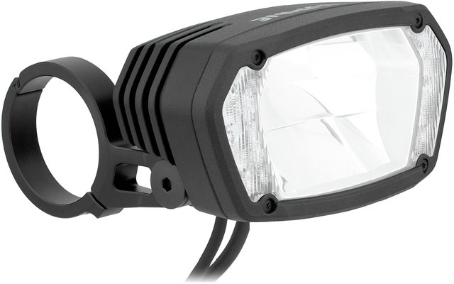 SL X Shimano LED Front Light for E-Bikes - StVZO approved - black/1800 Lumen, 31.8 mm
