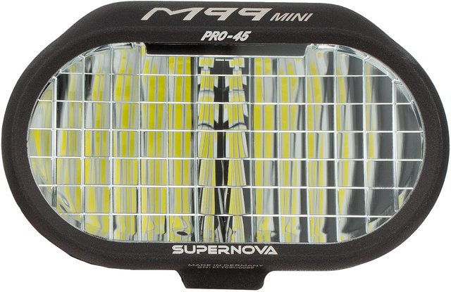 Supernova M99 Mini PRO 45 LED E-Bike Frontlicht mit StVZO-Zulassung - schwarz/700 Lumen