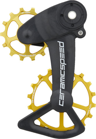 CeramicSpeed OSPW X Coated Derailleur Pulley System for SRAM Eagle AXS - gold/universal