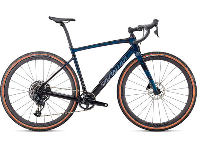 Diverge Expert Carbon 28" Gravelbike Modell 2022 - gloss teal tint-carbon-limestone-wild/54 cm