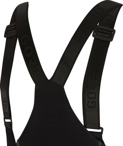 Culotes largos con tirantes C3 WINDSTOPPER® Bib Tights+ - black-neon yellow/M