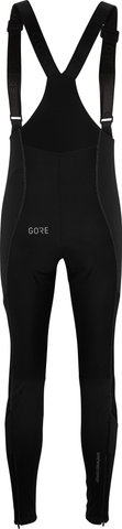 GORE Wear Culotes largos con tirantes C3 WINDSTOPPER® Bib Tights+ - black/M