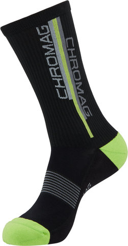 Chromag Ridge Socks - black-green/42-45.5