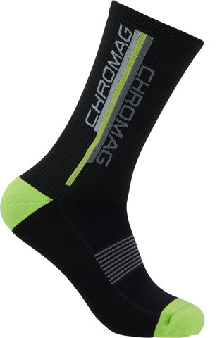 Chromag Ridge Socken - black-green/42-45,5
