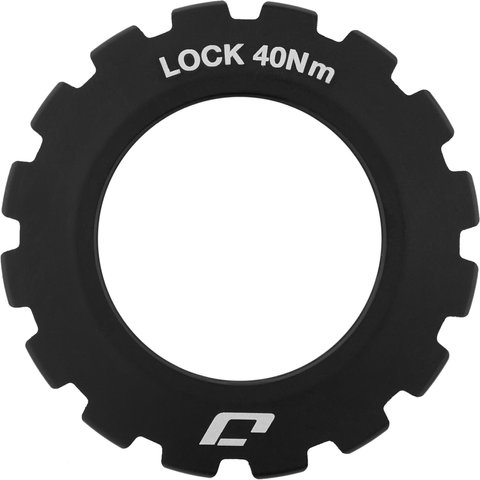 Bague de Verrouillage Disc Center Lock avec Denture Externe - black/universal