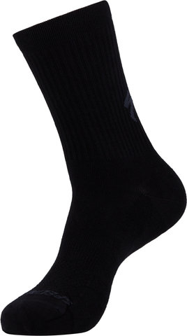 Cotton Tall Socks - black/43-45
