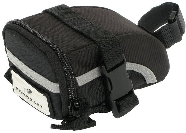Procraft Mini II Satteltasche mit Riemenbefestigung - schwarz/universal