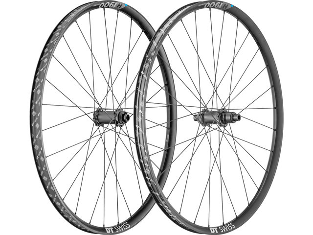 Set de Roues H 1900 SPLINE 27,5" 30 Boost Disc Center Lock Hybrid - noir/Set de 27,5" (avant 15x110 Boost + arrière 12x148 Boost) SRAM XD