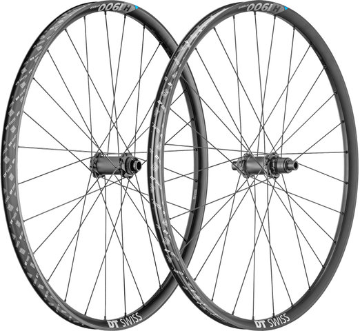H 1900 SPLINE 29" 30 Boost Disc Center Lock Hybrid Laufradsatz - schwarz/29" Satz (VR 15x110 Boost + HR 12x148 Boost) SRAM XD