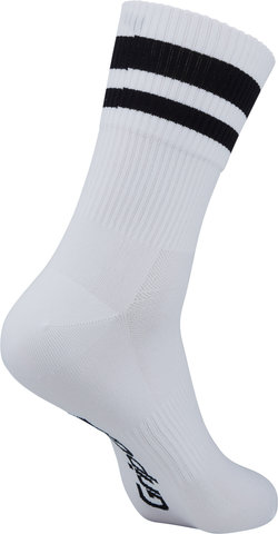 GripGrab Calcetines Original Stripes Performance Crew - white/41-44