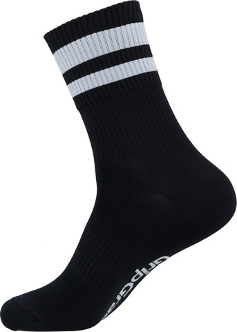 GripGrab Original Stripes Performance Crew Socks - black/41-44