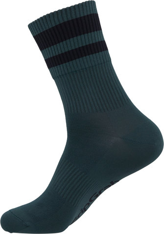 GripGrab Original Stripes Performance Crew Socks - green/41-44