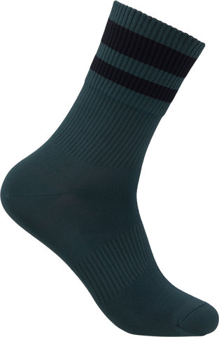 GripGrab Original Stripes Performance Crew Socks - green/41-44