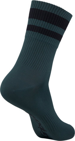 GripGrab Original Stripes Performance Crew Socks - green/41-44