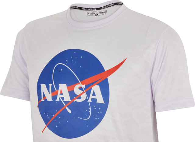 Loose Riders Maillot NASA Emblem SS - blanc/M