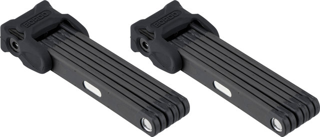 Bordo 6000 SH TwinSet folding lock with SH keyed-alike bracket - black/90 cm