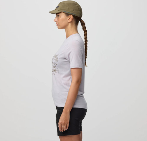 Fjällräven T-shirt Hoja Wool Lugnt pour Dames - lavender mist | L