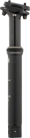 crankbrothers Highline XC/Gravel 60 mm Vario-Sattelstütze - black/27,2 mm / 387 mm / SB 0 mm