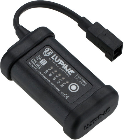 Lupine SmartCore Li-Ion Battery with Hook & Loop Fastener - black/3.5 Ah