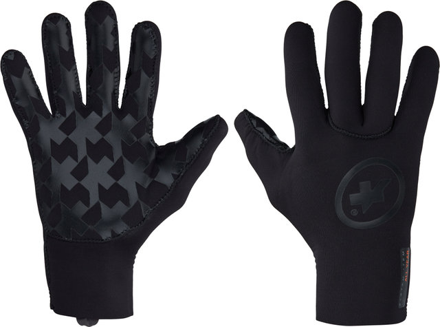 ASSOS Assosoires GT Rain Full Finger Gloves - black series/M