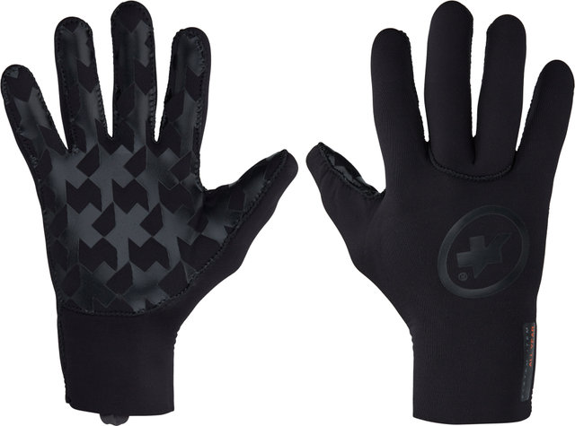 ASSOS Guantes de dedos completos Assosoires GT Rain - black series/M