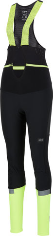 Ability Women's Thermal Bib Tights+ - black-neon yellow/36