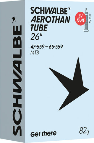 Schwalbe Cámara 13-AE Aerothan para 26" - universal | 47-559 a 65-559 | Válvula Presta (SV) | 40 mm